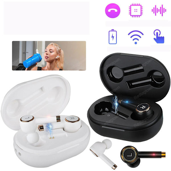 Bluetooth Hörlurar White