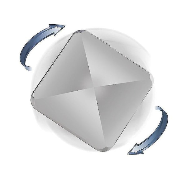 Abs Flipo Flip Desktop Dekompression Artefakt Kinetic Energy Finger Toy-tryck Square silver