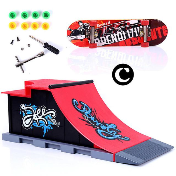 Finger Skateboards Skatepark Rampe Deler Brett Sport Spill For Barn Style C