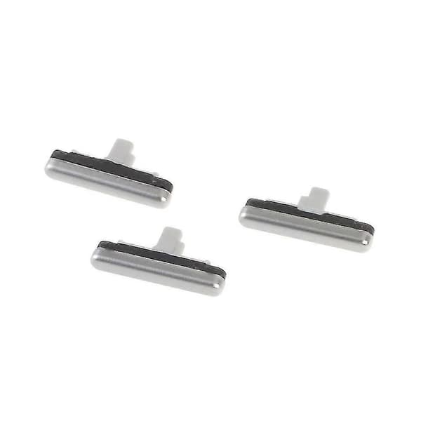 Original sideknapper for strøm og volum, kompatibel med Silver Compatible with Samsung Galaxy S7