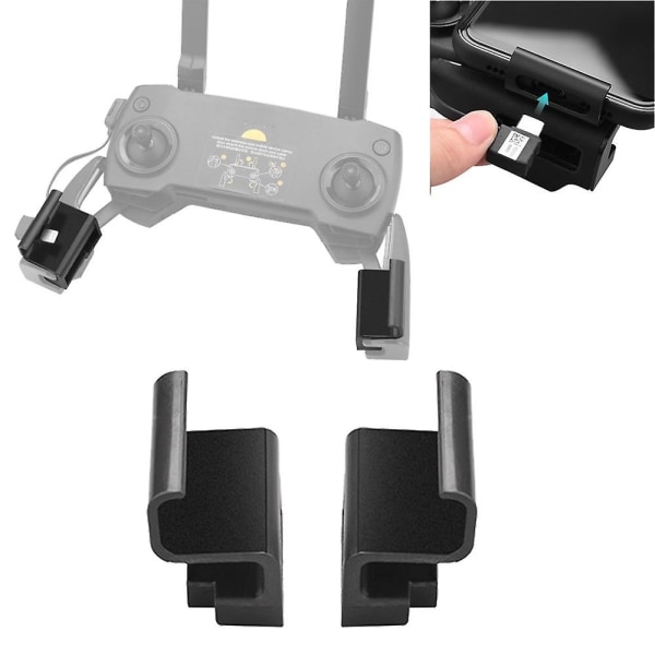 Telefonfäste för DJI Mavic Mini Pro Air Spark Mavic 2 Zoom drönare fjärrkontroll klämma clip fäste stabil telefonhållare tillbehör Lanyard 4