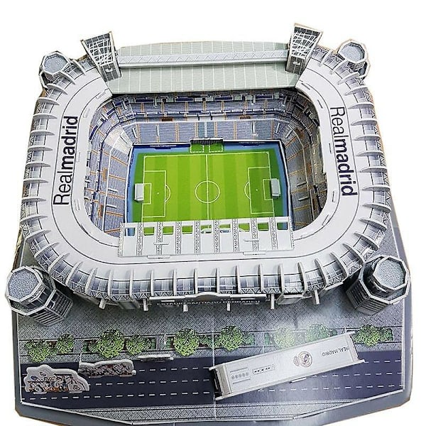 3D Real Madrid Jalkapallostadion Palapelimalli