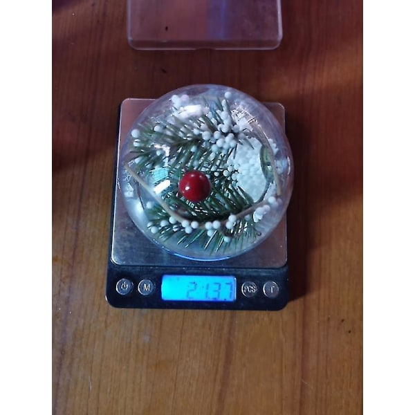 Julgransprydnader dekoration transparent jul DIY boll fes