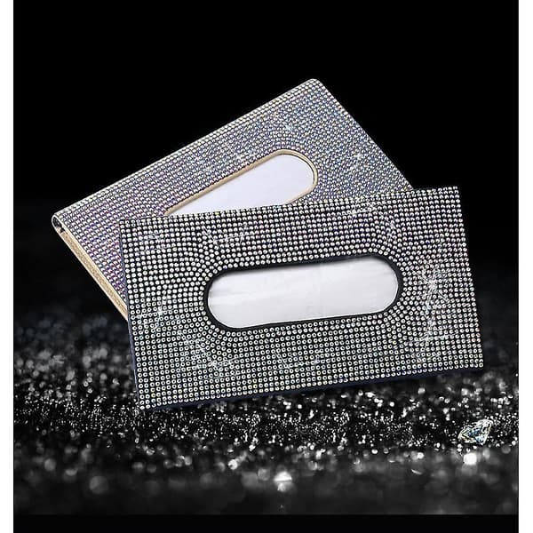 Kreativ Diamant Tissuebox Hängande Skärm Tissuebox