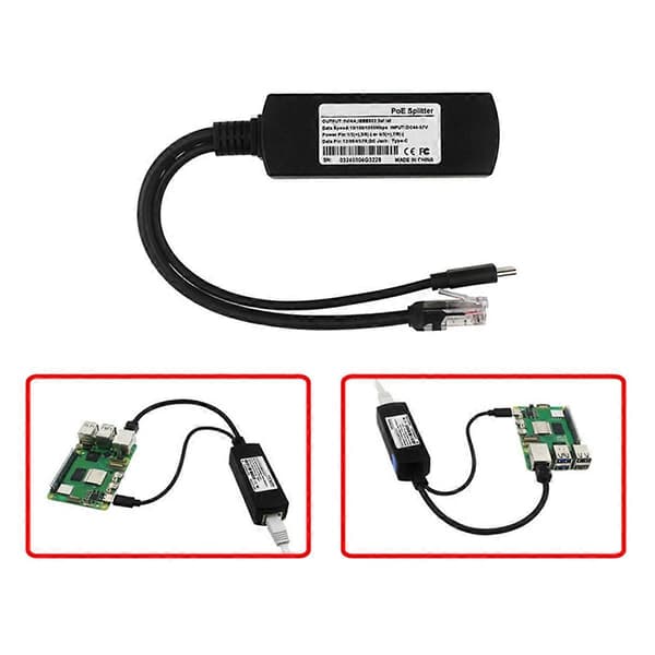 Raspberry Pi 5 PoE -jakaja Raspberry Pi 5B:lle