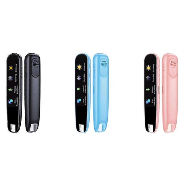 [LCS] Scan Reader Pen, Smart Scan Translation Pen Tekstlæsepen 116 Stemmesprogsoversætterenhed Blue