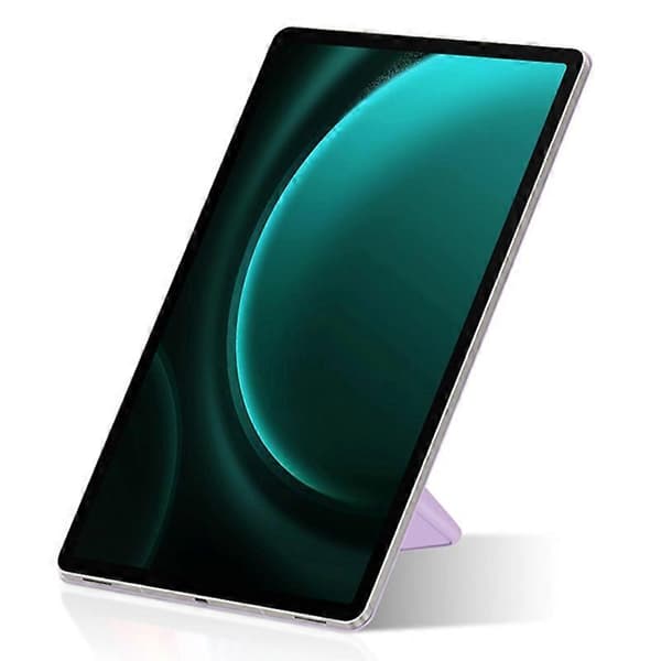 [LCS] Til Samsung Galaxy Tab S9 FE+ Deksel Magnetisk PU-skinn+PC Anti-ripe V-fold Stativ Nettbrettdeksel