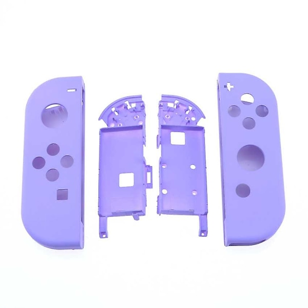 Yuxi plast venstre høyre hus skall deksel erstatning for Nintendo Switch NS NX Joy Con JoyCon kontroller beskyttelsesetui Light purple