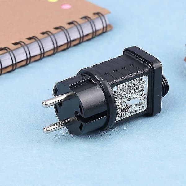 Vanntett IP44 LED-timer strømadapter med transformator for 3,6W 31V belysningsforsyning black