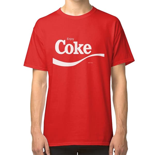 Enjoy Coke T-paita red M