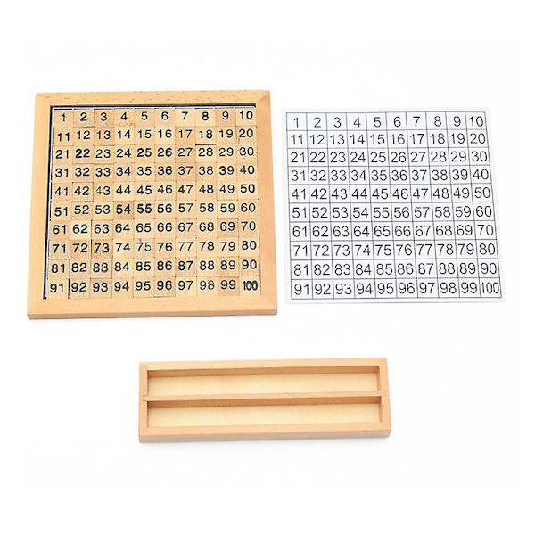 Pedagogiske treleker for barn Babyleker 1 100 Siffertabell Matteundervisning for barn|Matteleker