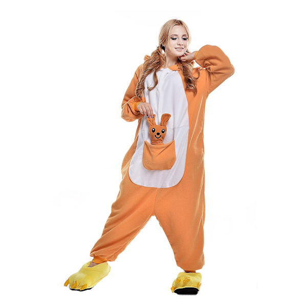 Reedca Totoro Aikuisten Onesie Halloween Cosplay Asut Anime Pyjamat Yhteensopiva Naisten Ja Tyttöjen Kanssa, napitus Kangaroo L