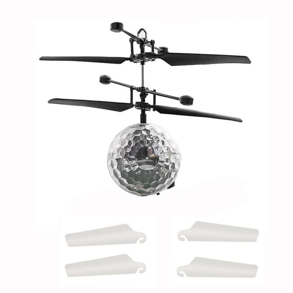 Transparent flygande boll USB laddning Nyhet flygande leksaker