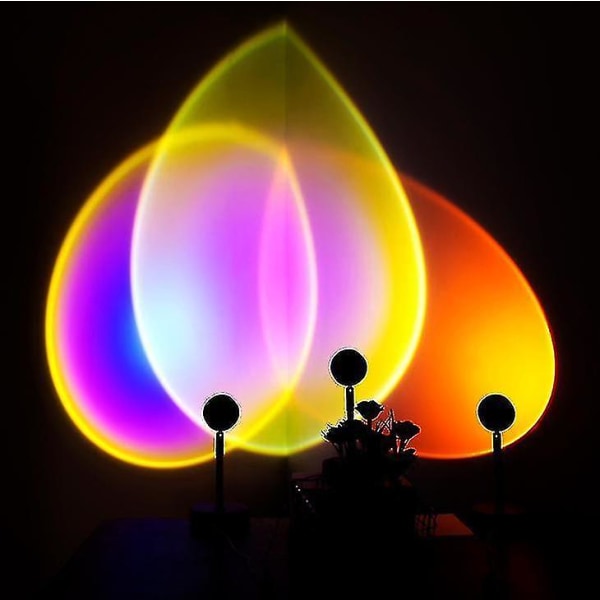 Grön Ljusprojektion LED-Lampa Internetkändis Atmosfärlampa Bakgrundsljus