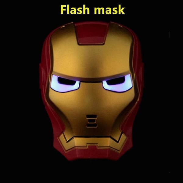 Child Avengers Superhjälte Spiderman Hulk Iron Man Wolverine Cosplay Mask / Halloween Pojkar och Flickor Party Cartoon Mask Present 1