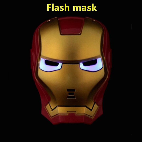 Lasten Avengers Supersankari Hämähäkkimies Hulk Rautamies Wolverine Cosplay Naamio / Halloween Poikien Ja Tyttöjen Juhla Sarjakuva Naamio Lahja 6