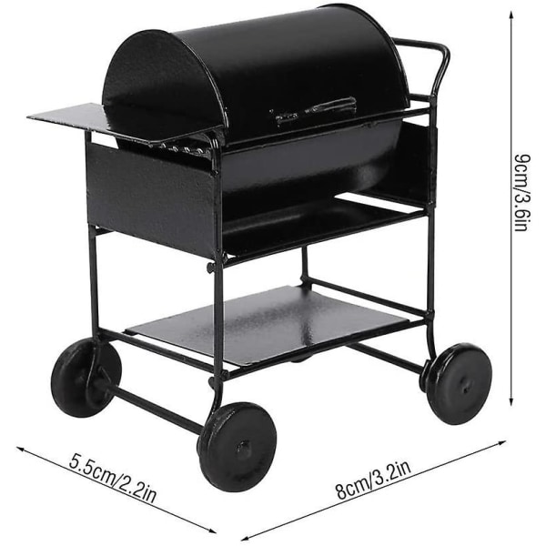 Dockskåp Grillställ Dockskåpstillbehör Simuleringsprydnad Dekor Leksak