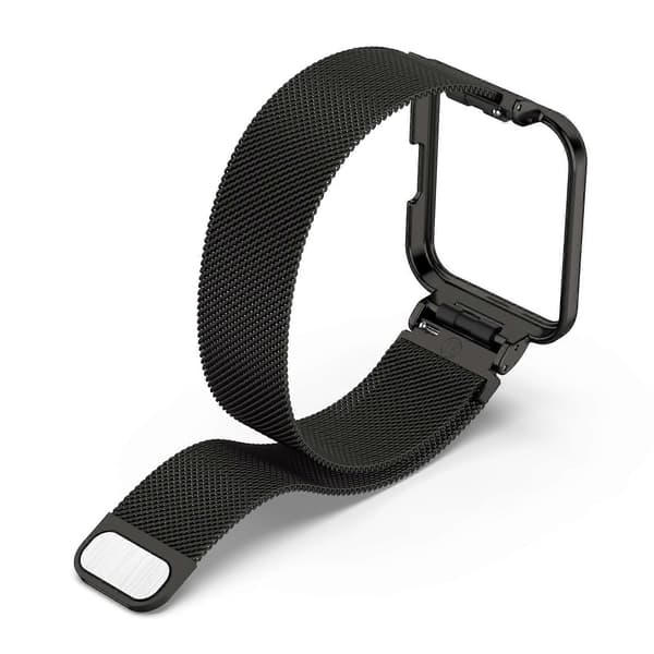 [LCS]Metalrem med urramme til Xiaomi Redmi Watch 2 Lite Black