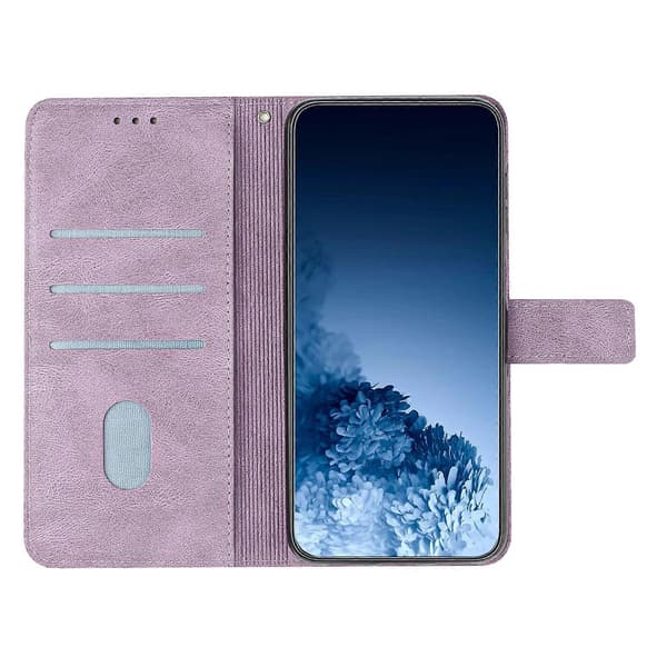 [LCS] För Samsung Galaxy S21+ 5G Mandala präglat flip-läderfodral Purple