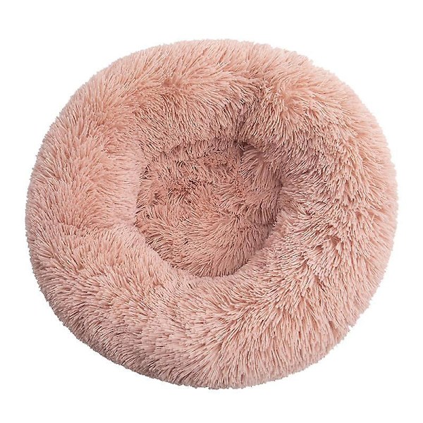 Kissa Koiran Sängyt Talvi Lämmin Nukkuma Sohva Donitsi Pesä Pyöreä Lämmin Sänky Lemmikkitarvikkeet pink