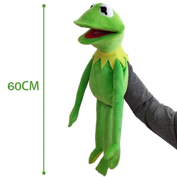 Groda Plysch Handdocka Tröstande Handdocka, plyschleksak Sesame, Kermit Grodan Mjuk Leksak