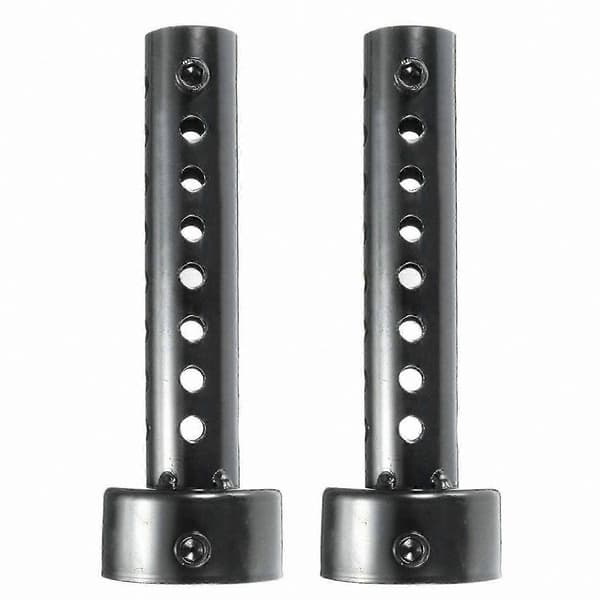 2x Universal 48mm Sort Db Killer Lyddæmper Baffle til Motorcykeludstødning