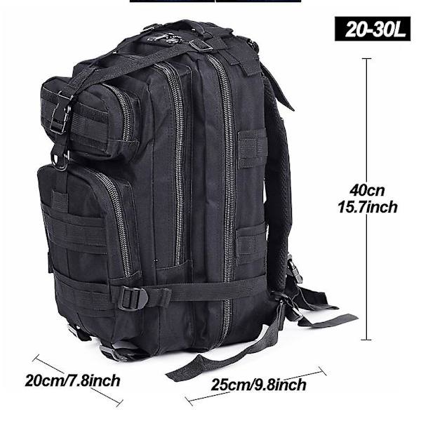 25l Vattentät 3p Taktisk Ryggsäck, militär armé utomhusväska för män Vandrings Sport Camping Ryggsäck CP Camouflage