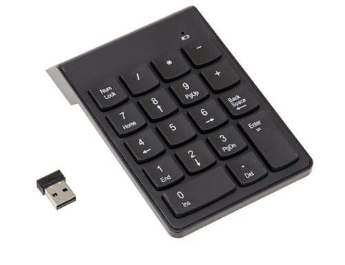[LCS] TRÅDLØST USB Numerisk Tastatur 18 Taster