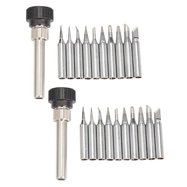 22PC 900M-T Loddebolt tips Sveisetips 900M-T-I/B/K/1.2D/1.6D/2.4D/3.2D/2C/3C/4C Varmeelementer Loddetips Silver
