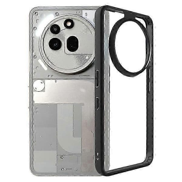 Frostat TPU Hybrid Transparent PC-telefonfodral Black For Nothing Phone 3a Pro