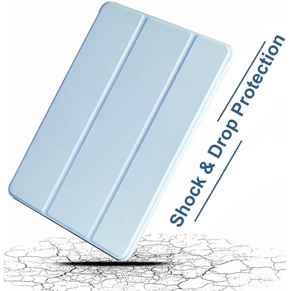 Cover til Ipad Air 4. generation 2020 med penholder, Ipad Air4 10,9 tommer cover, Stødsikkert Smart Shell blue2