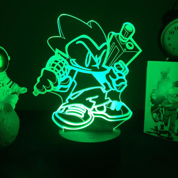 Games Friday Night Funkin Pico 3D LED Nattlampa