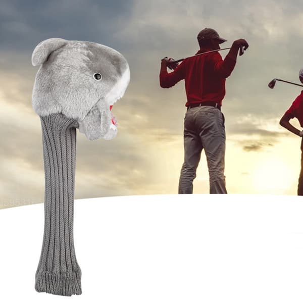 Hainpää eläin golf-puumailan suojus