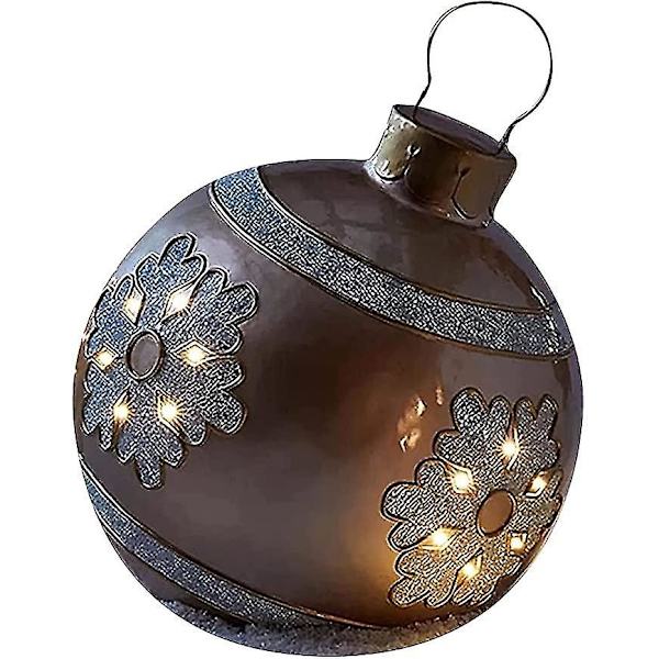 Stor Jul PVC Uppblåsbar Dekorerad Boll, Juldekorationer Julklapp 5