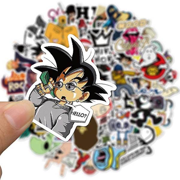 50/100 kpl Muoti Hip-hop Tyyliset Graffititarrat 100pcs