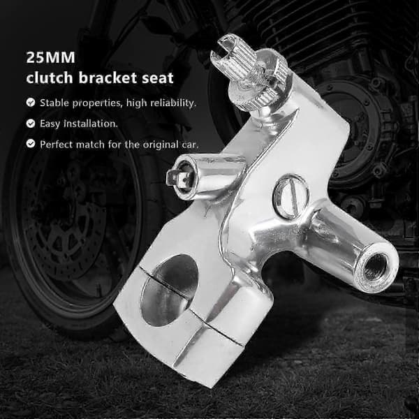 [LCS]1 tommer koblingsgrebsholder til Honda Shadow 600 VT750 Sølv