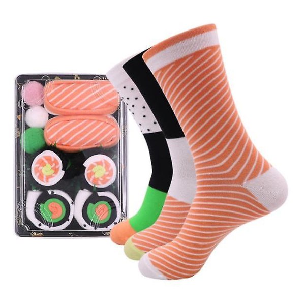 Herr Dam - Sushi Socks Box Lax 3 pairs