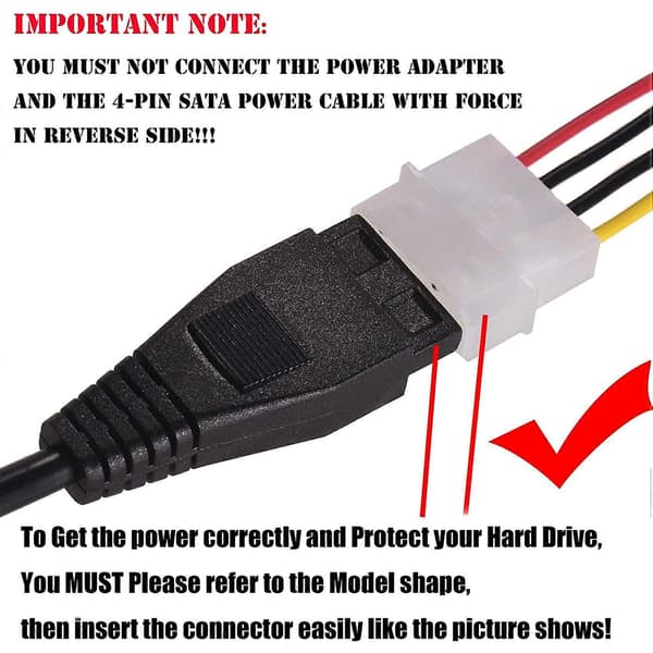[LCS]SATA PATA IDE-disk till USB 2.0-adapterkonverteringskabel EU-kontakt