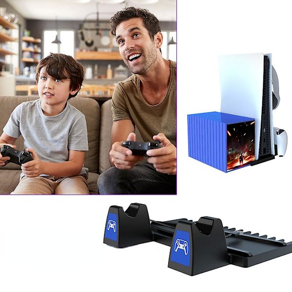 Laddningsstation för Sony PlayStation PS5 Handkontroller