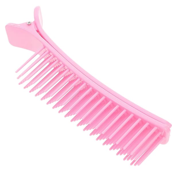 Hårstylingklämma Sektionsklämma för Hårklippning 3st Plast Rosa