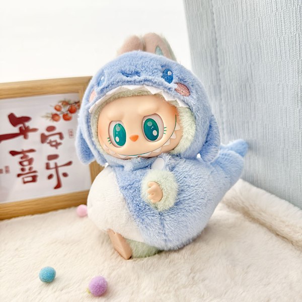 /NC/Kuuma myynti 17cm Labubu vaatteet Nuken tarvikkeet Vaatteet Labubu Vaatteet Söpö vaatesetti C