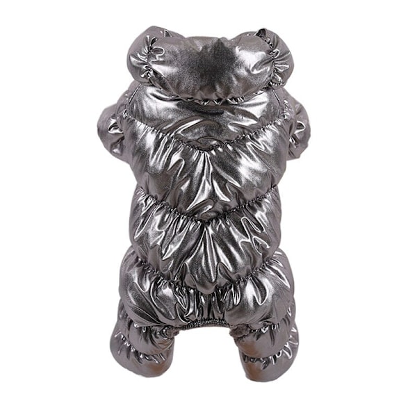 Hundeklær Varme Kjæledyrklær Vinter Hundekostyme Kjæledyrjakke for Små Medium Store Hunder Chihuahua Bulldog Svart XL Black