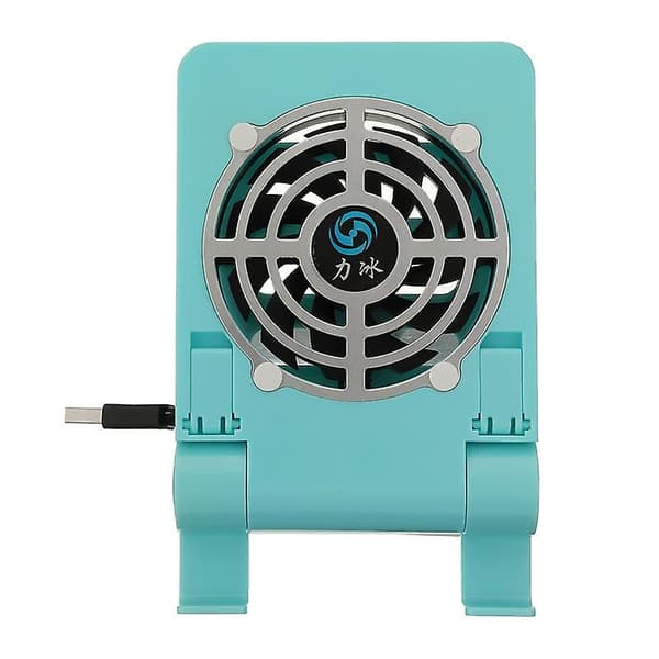 Bakeey mini ventilator kølende desktop telefonholder foldbar varmeafledning