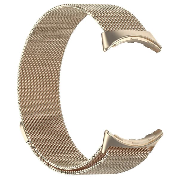 [LCS]Til Google Pixel Watch 3 45mm Milanese Bånd Rustfrit Stål Magnetisk Mesh Urrem Multicolor Champagne