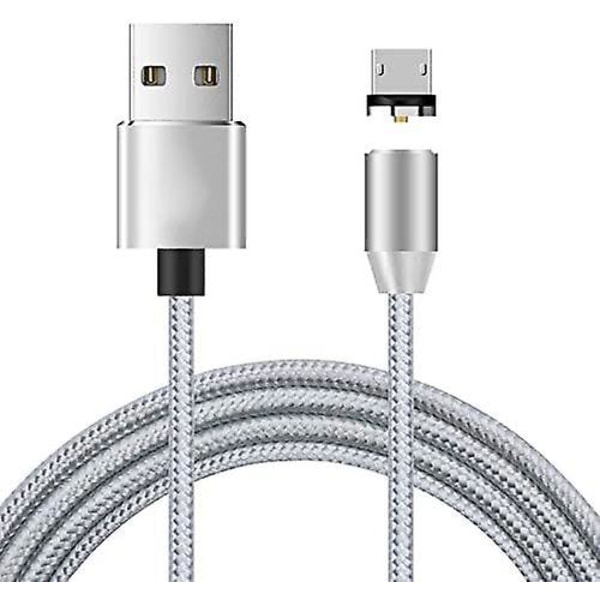Magnetisk opladerkabel med Micro USB Silver