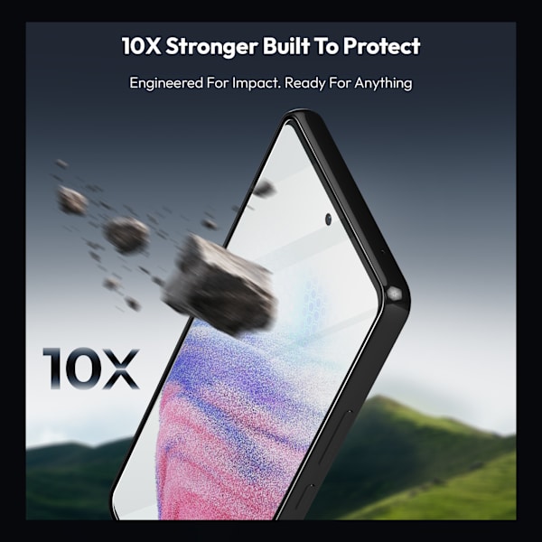 [LCS] 2-pack Samsung A53 Screen Protector - Tempered Glass | [Automatic Installation] - Bubble-free Samsung A53