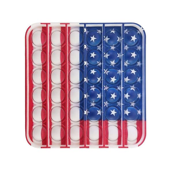 [LCS] Amerikansk flagg Push Bubble Fidget Leker