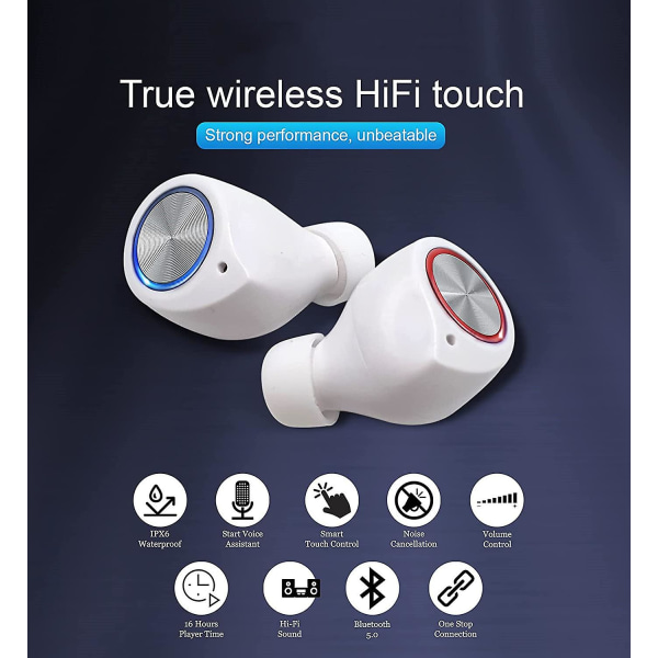 Chronus Bluetooth -hörlurar In Ear - Brusreducerande hörlurar -
