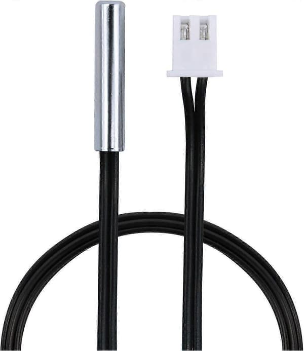 [LCS] Rustfrit Stål NTC Temperatursensor med 5 stk. 10k B3950 Prober fra -25 til 125 Grader Celsius med et 0,5 Meter Kabel