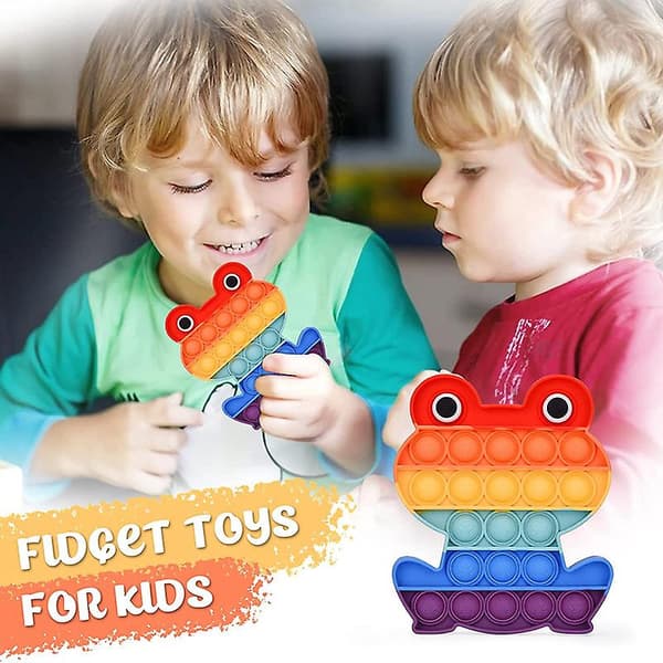 3 Pakker Push Pop Bubble Fidget Sensorisk Leker
